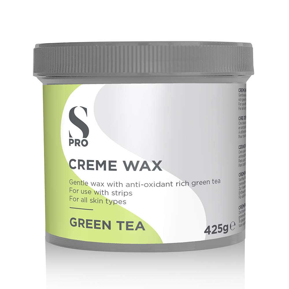 S-PRO Green Tea Creme Wax Pot, 425g