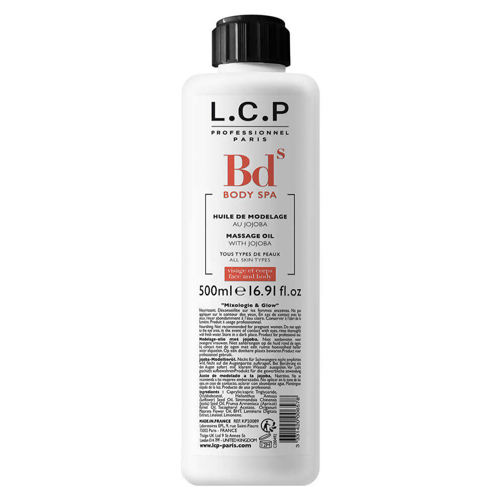 L.C.P Professionnel Paris Body Spa Massage Oil with Jojoba 500ml