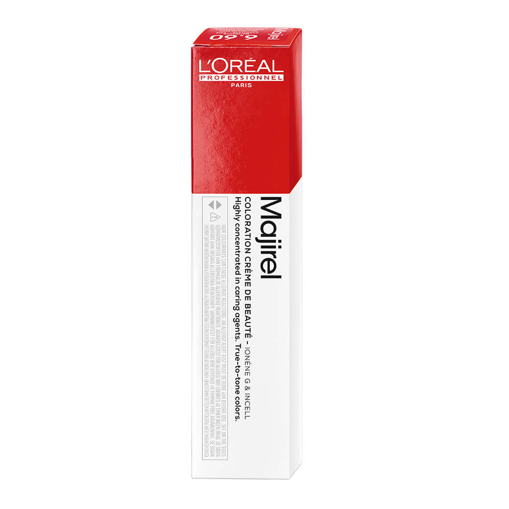L’Oreal Professionnel Majirouge Carmilane Permanent Hair Colour - 5.60 Intense Light Red Brown 50ml