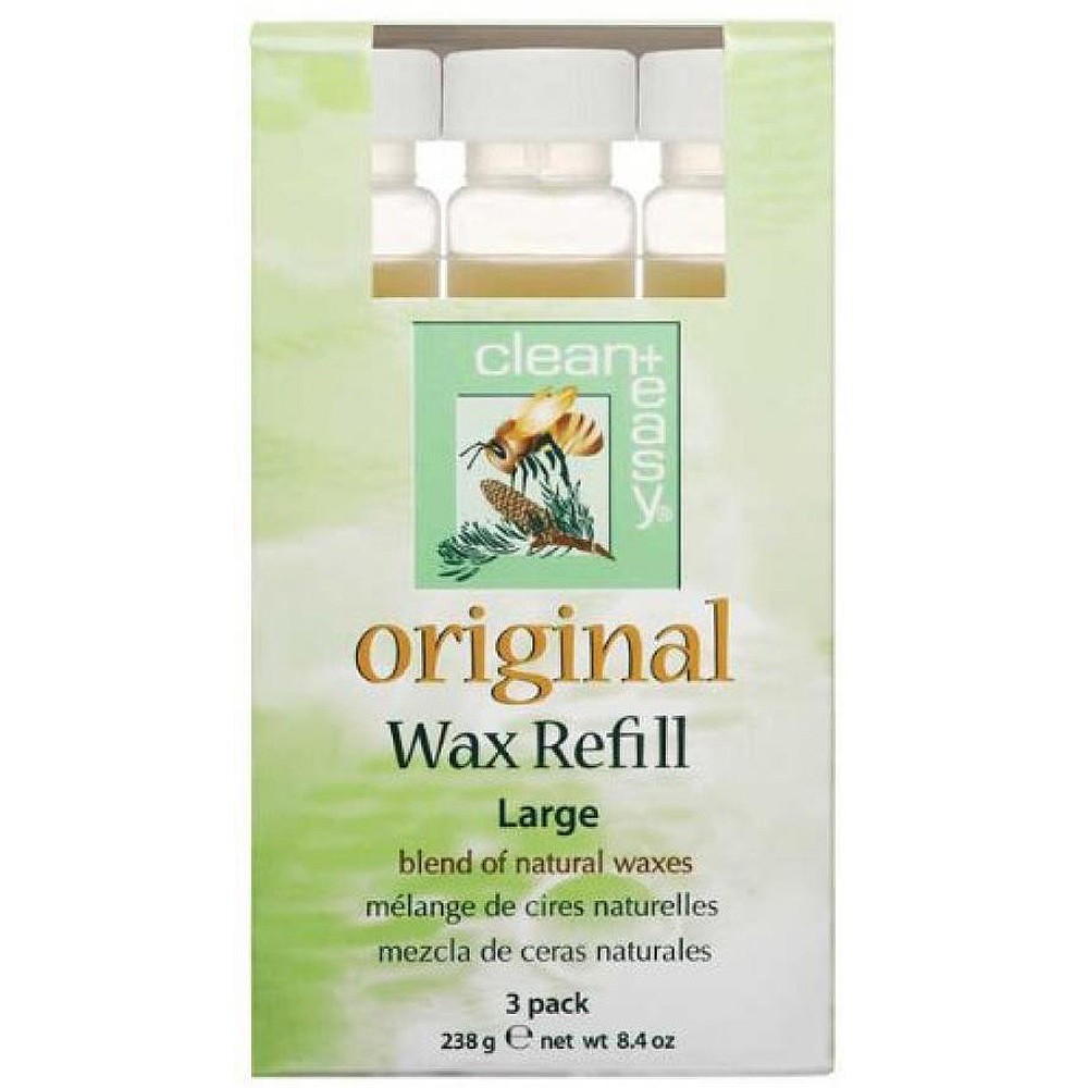Clean & Easy Original Wax Refill Large Pack of Three