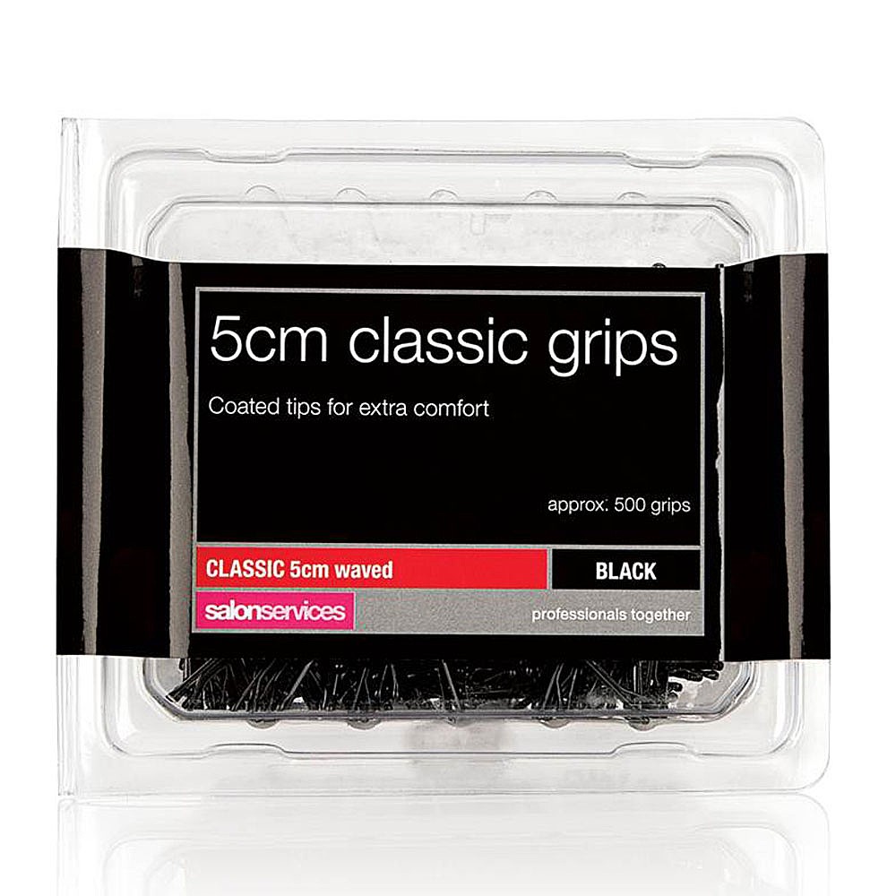 Salon Services Classic Hair Grips 5cm Black pack of 500