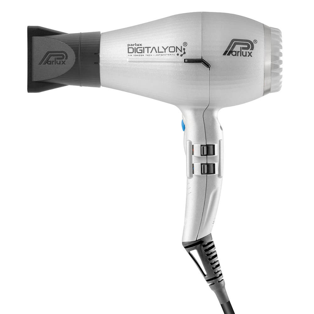 Parlux Digitalyon Light Air Ionizer Hair Dryer, Silver