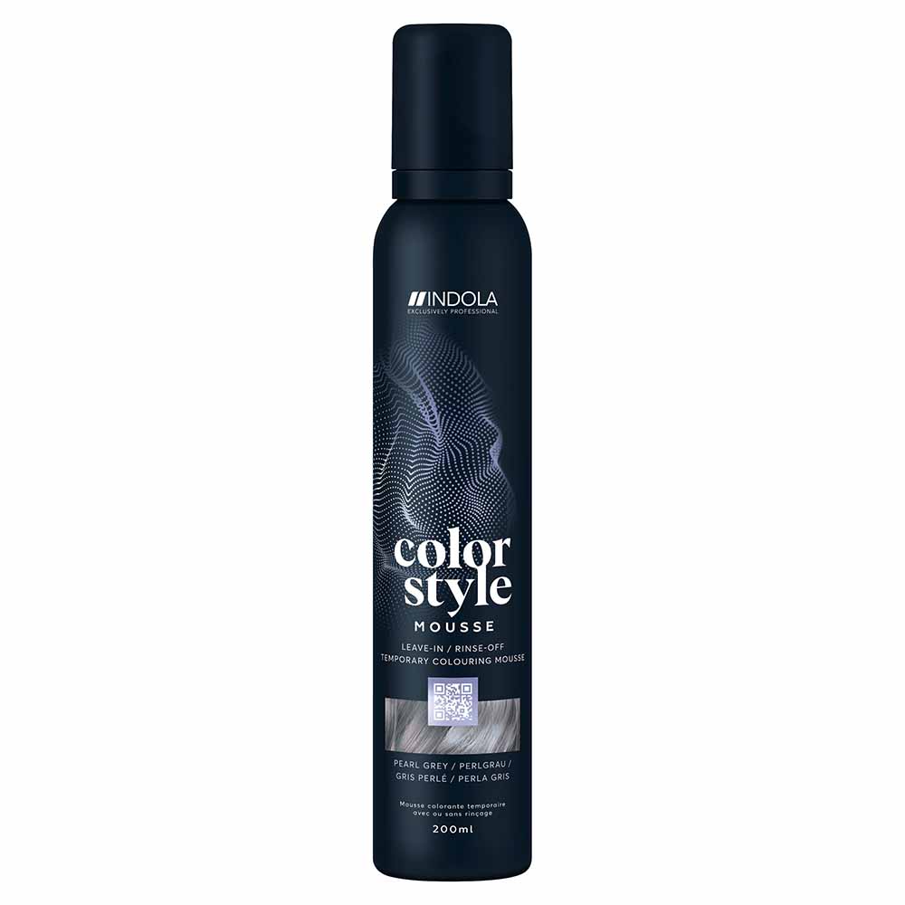 Indola Colour Style Mousse Temporary Colour Pearl Grey 200ml
