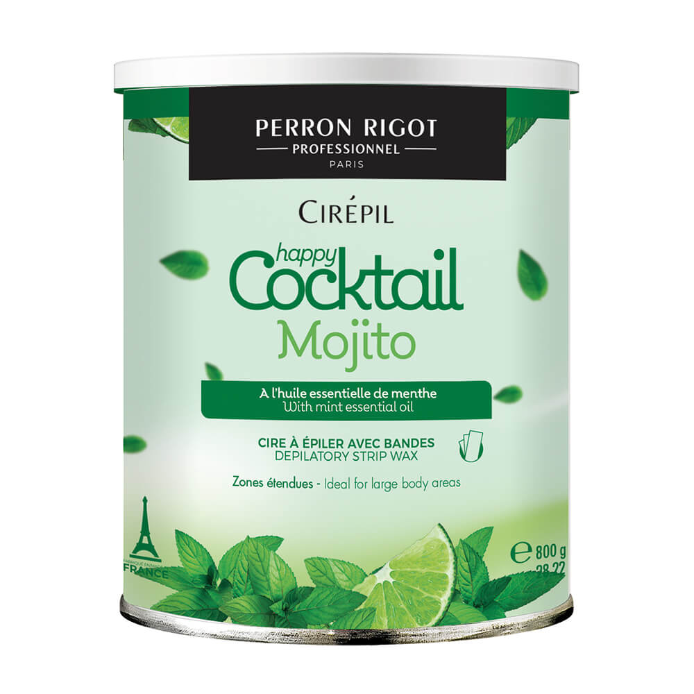 Perron Rigot Cirepil Happy Cocktail Mojito Strip Pot Wax 800g