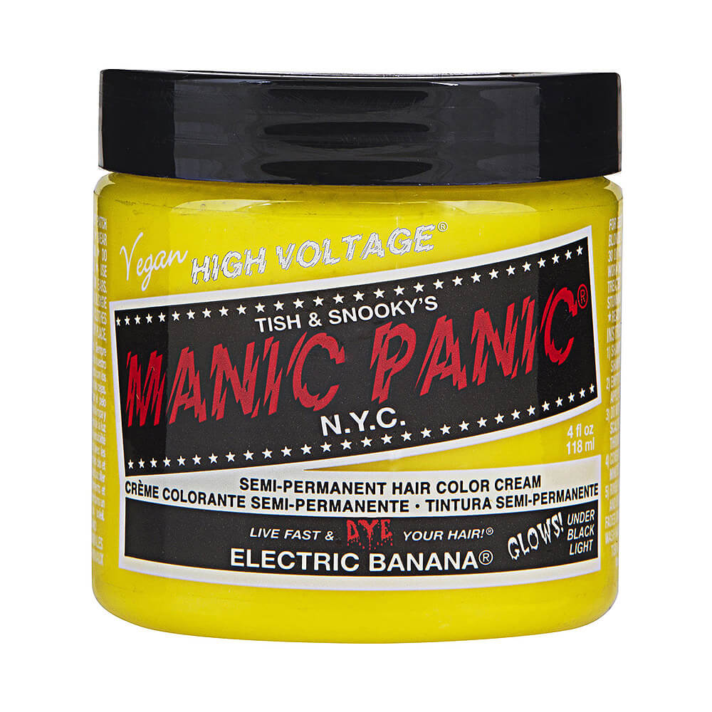 Manic Panic High Voltage Semi Permanent Hair Colour Cream - Electric Banana 118ml