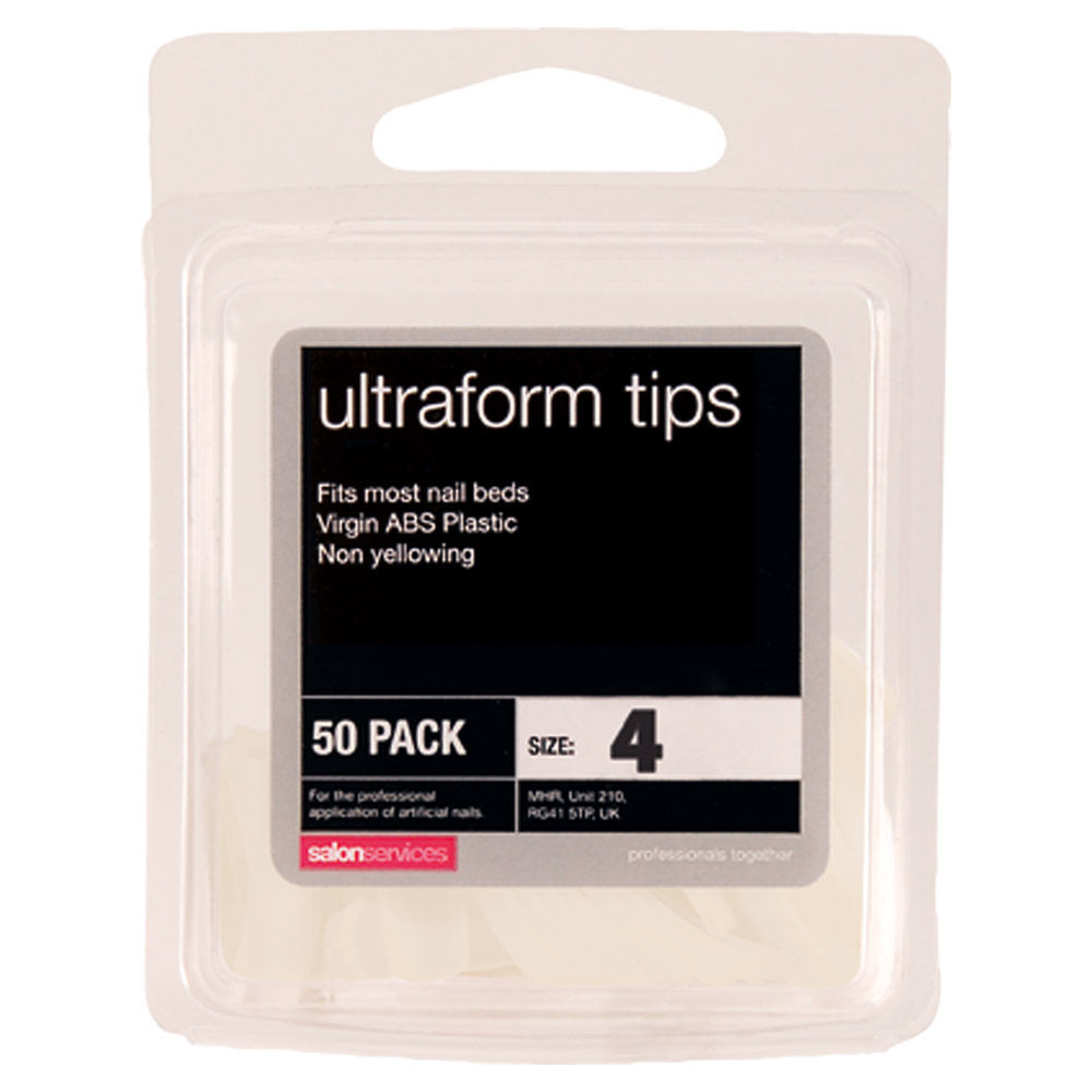 Salon Services Ultraform Tips Size 4 Pack of 50