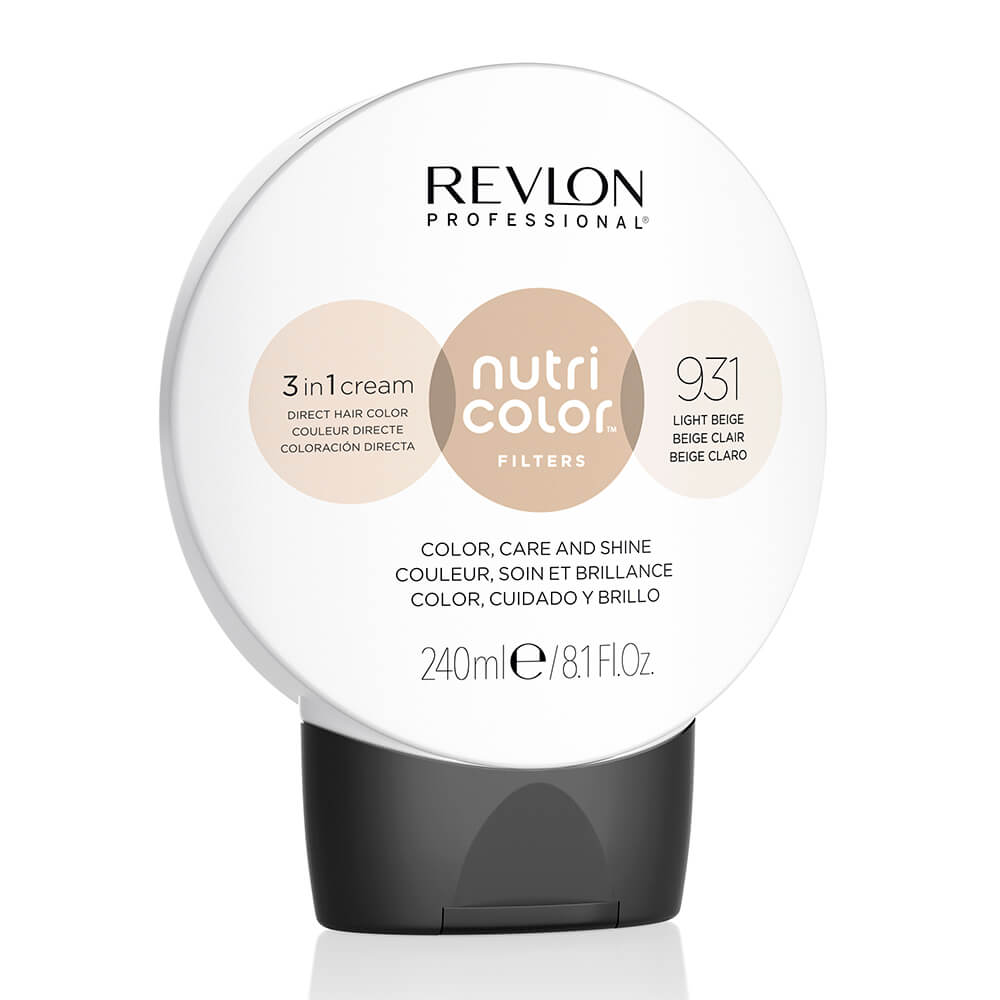 Revlon Nutri Color Filters Hair Colour 931 Light Beige 240ml