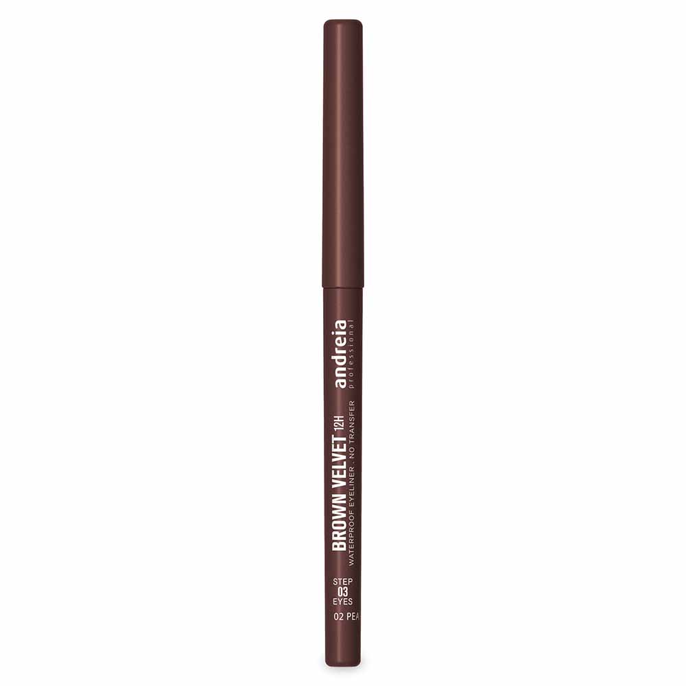 Andreia Professional Brown Velvet 12H, Waterproof Eyeliner - Brown 0.31g