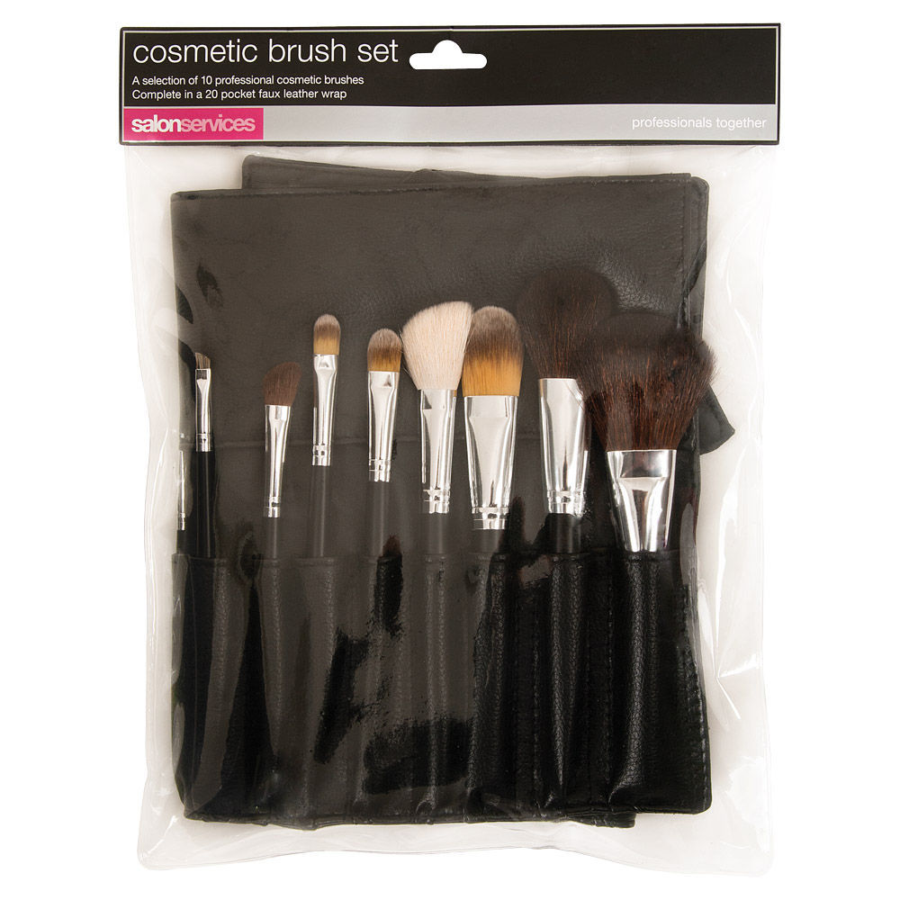 Salon Services Cosmetic Brush Set Pack of 10