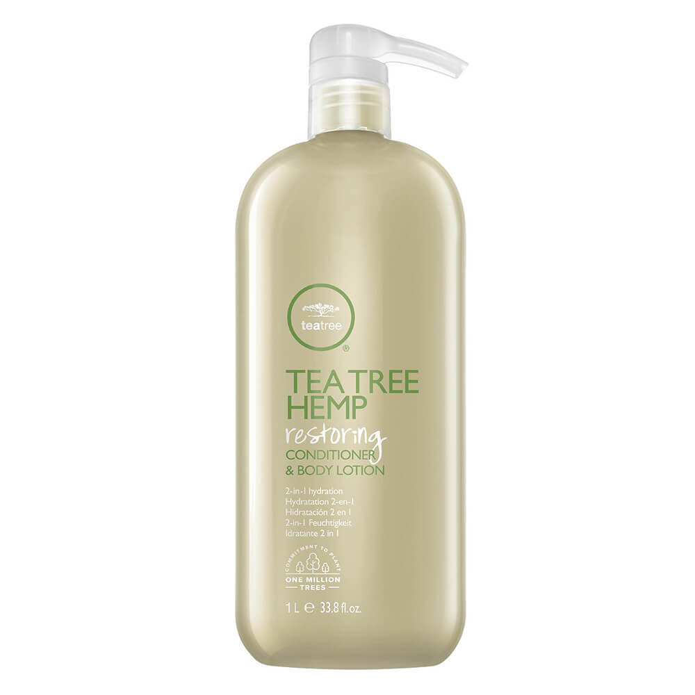 Paul Mitchell Tea Tree Hemp Restoring Conditioner and Body Lotion 1000ml