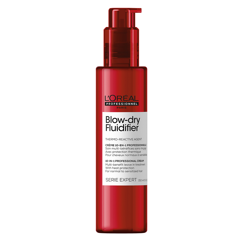 L’Oreal Professionel Serie Expert Blow-Dry Fluidifier 10-in-1 Shape Memory Leave-In Cream 150ml