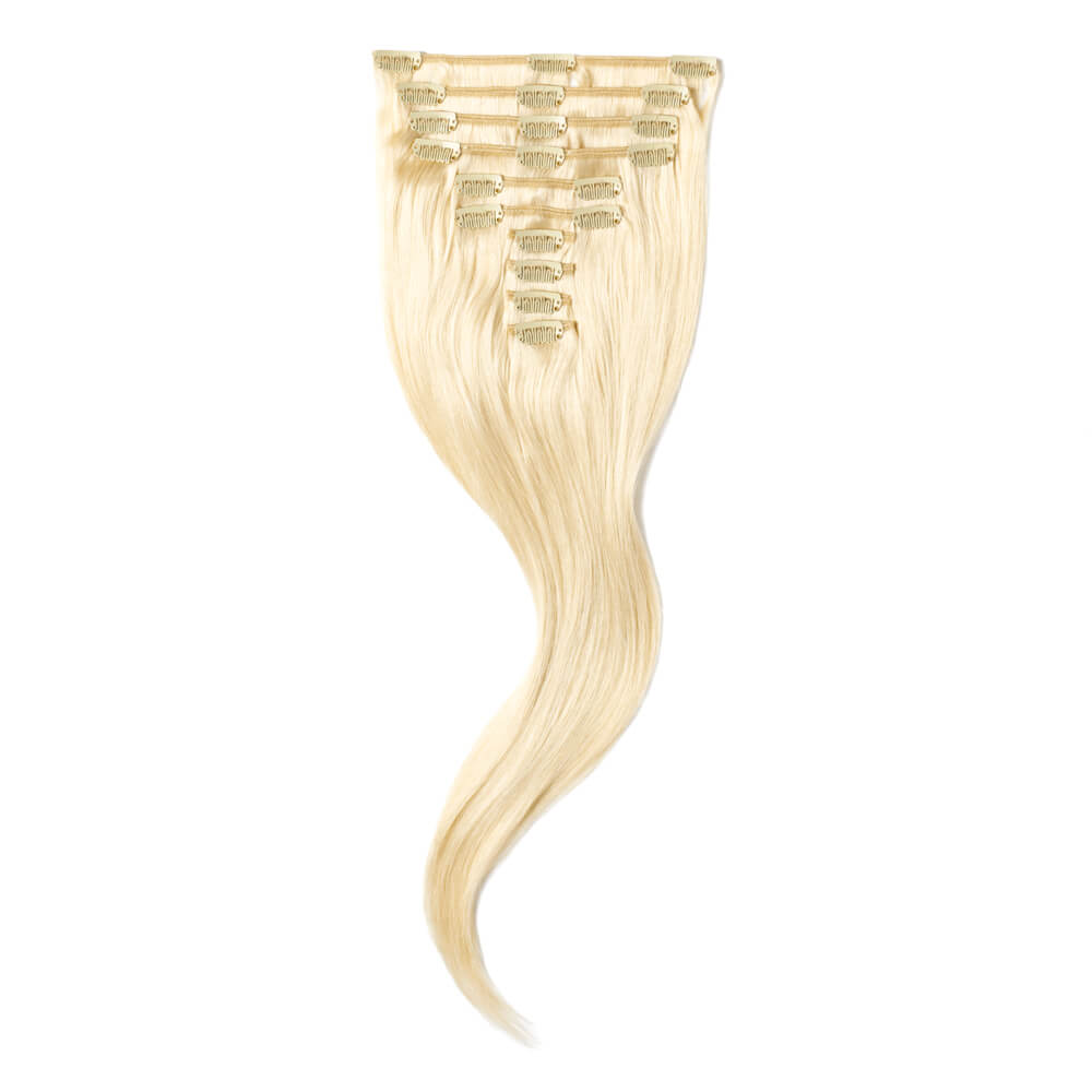 Wildest Dreams 100% Human Hair Clip-In Extensions, Full Head, 18 inch/88g - 60 Blondest Blonde