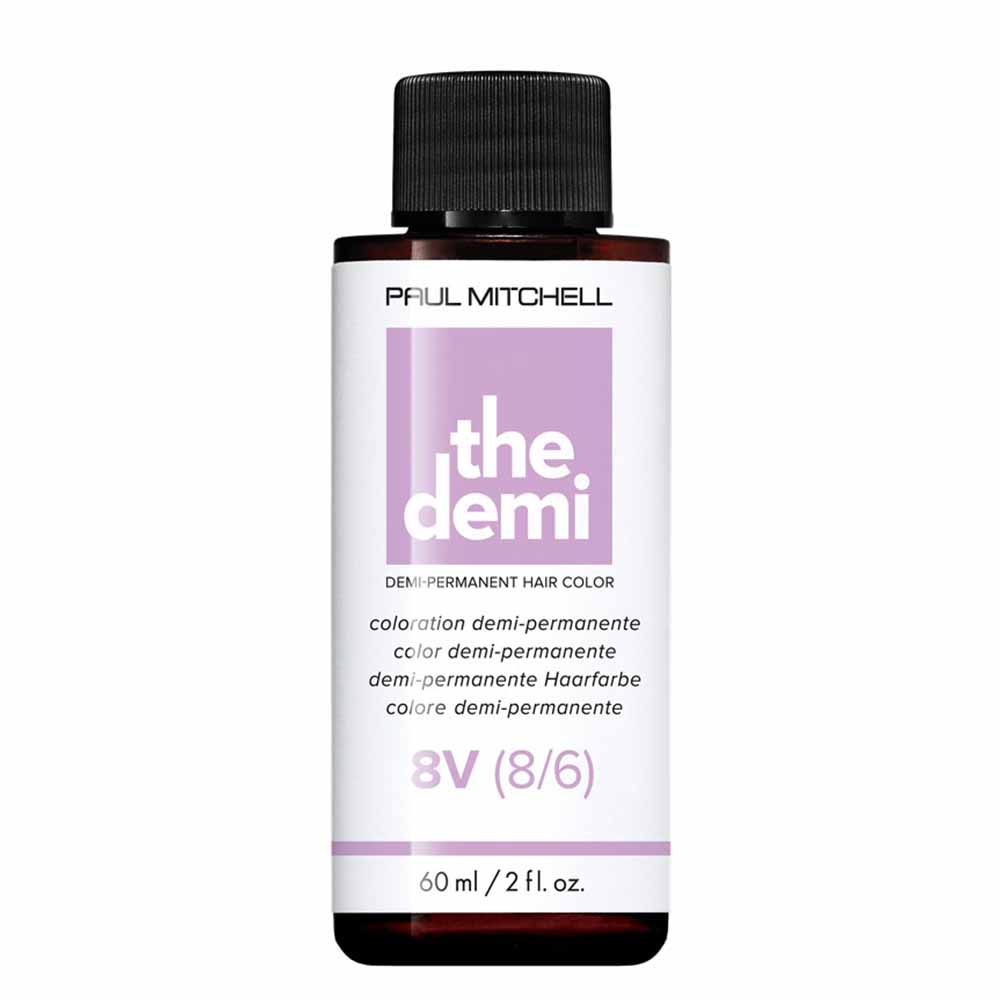 Paul Mitchell The Demi Demi Permanent Liquid Hair Colour - 8V Violet 60ml Paul Mitchell The Demi Demi Permanent Liquid Hair Colour - 8V Violet 60ml