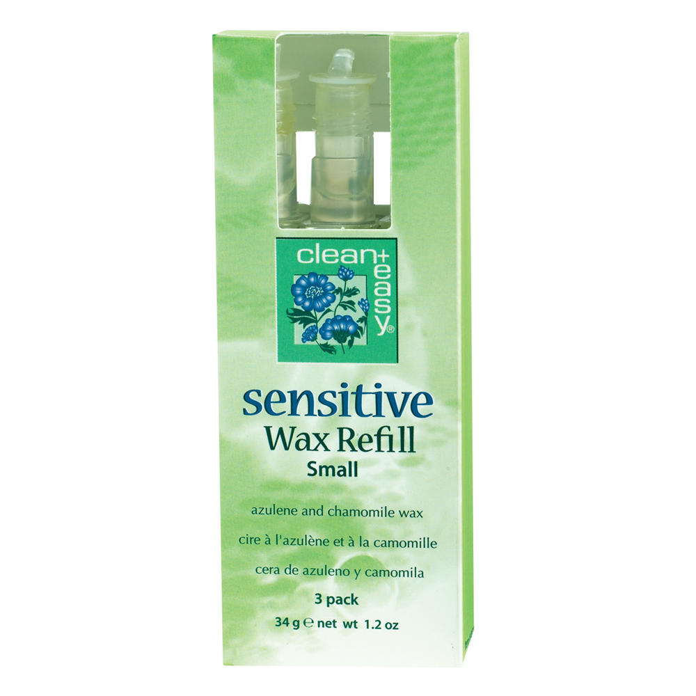 Clean & Easy Sensitive Roll-On Wax Cartridge Pack of 3
