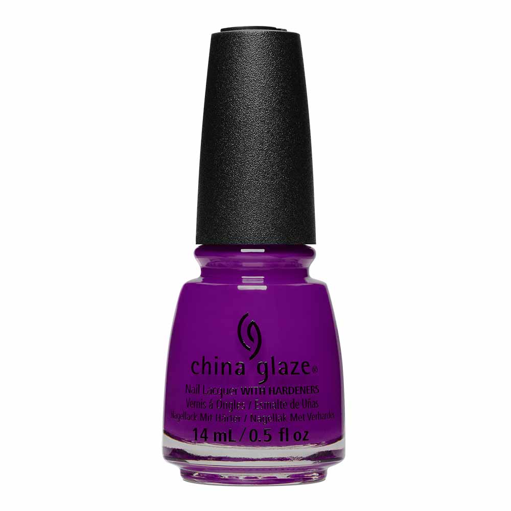 China Glaze Tropic Heatwave Collection Nail Lacquer - Plur-ple 14ml