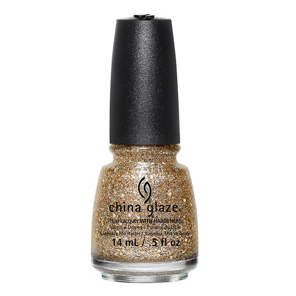 China Glaze Hard-wearing, Chip-Resistant, Oil-Based Nail Lacquer - Counting Carats 14ml