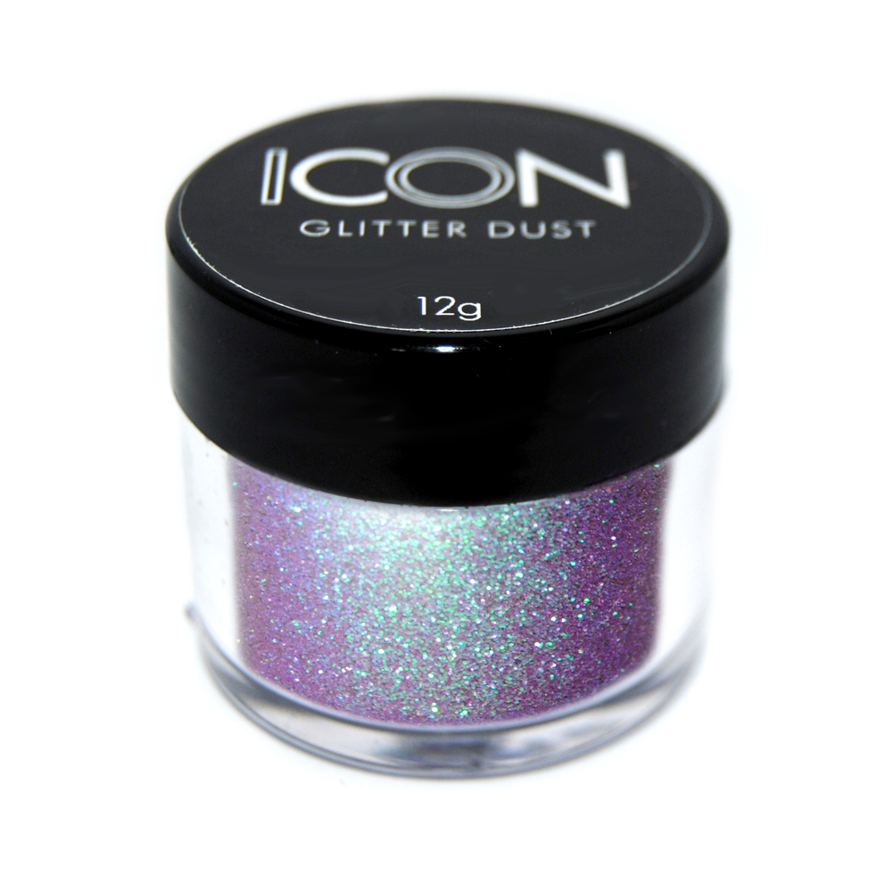 Icon Nail Glitter Dust Black Grape 12g