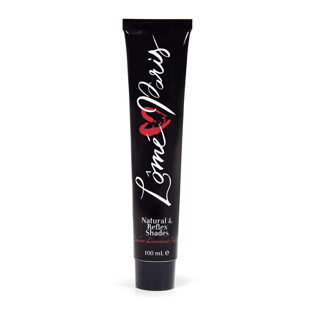 Lome Paris Permanent Hair Colour Creme, Reflex 2.10 Black Ash Intense 100ml