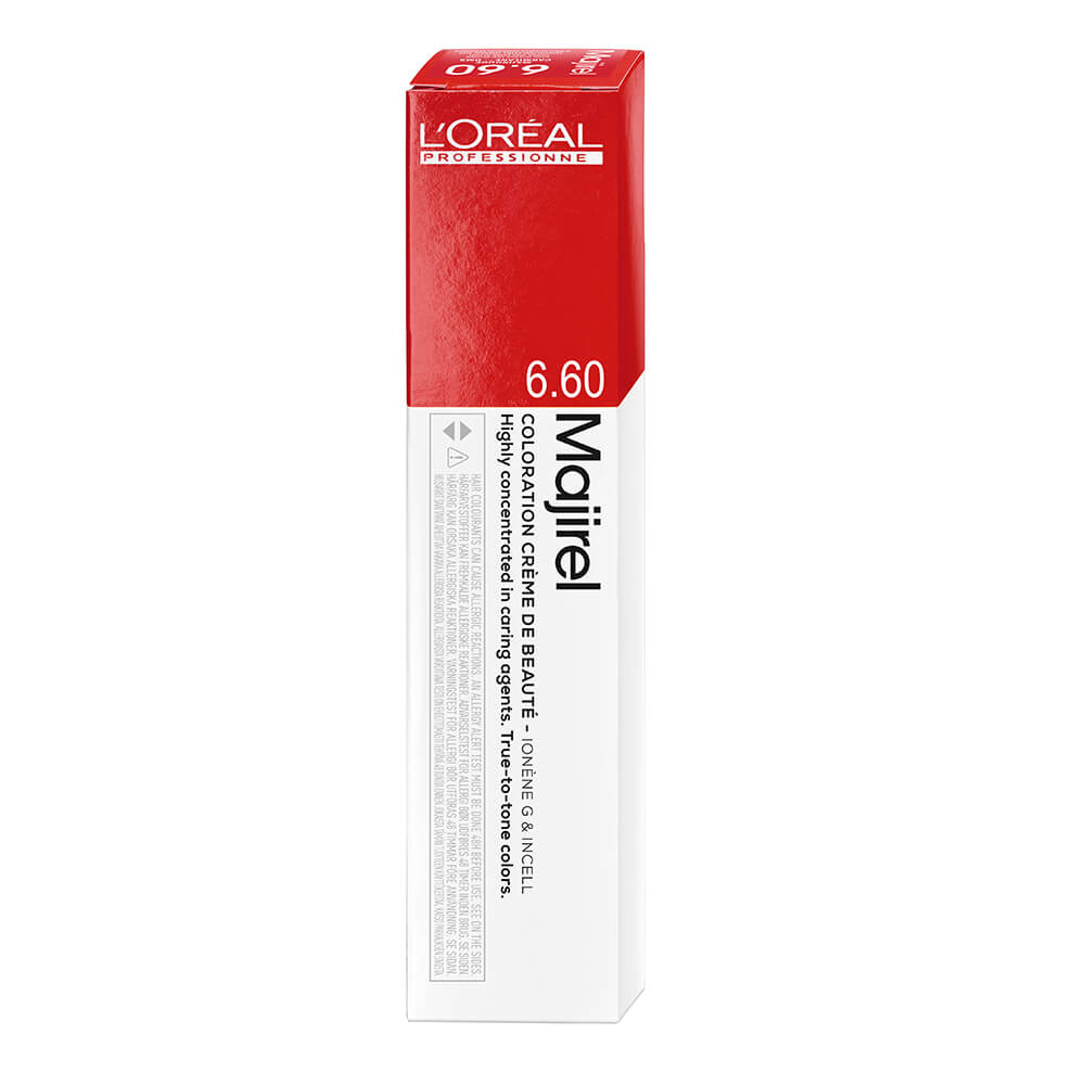 L’Oreal Professionnel Majirouge Permanent Hair Colour - 4.60 Intense Red Brown 50ml