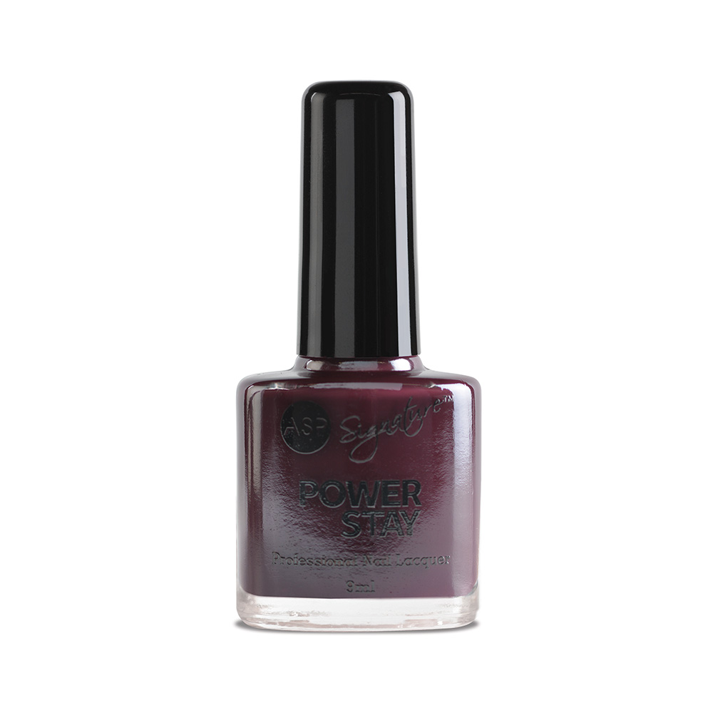 ASP Power Stay Professional Long-lasting & Durable Nail Lacquer - Merlot 9ml