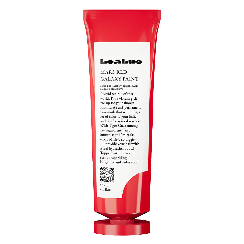 LeaLuo Galaxy Paint Semi Permanent Hair Mask - Mars Red 150ml