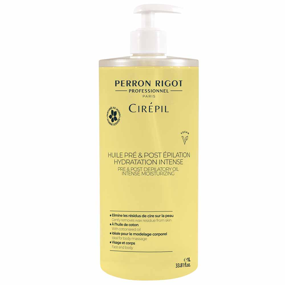 Perron Rigot Cirepil Pre & Post Wax Jasmine Depilatory Oil for Face & Body 1L