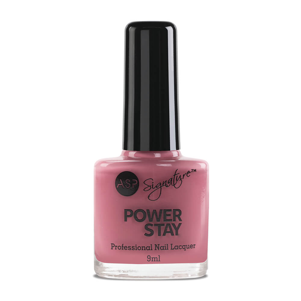 ASP Power Stay Professional Long-lasting & Durable Nail Lacquer - Vintage Rose 9ml
