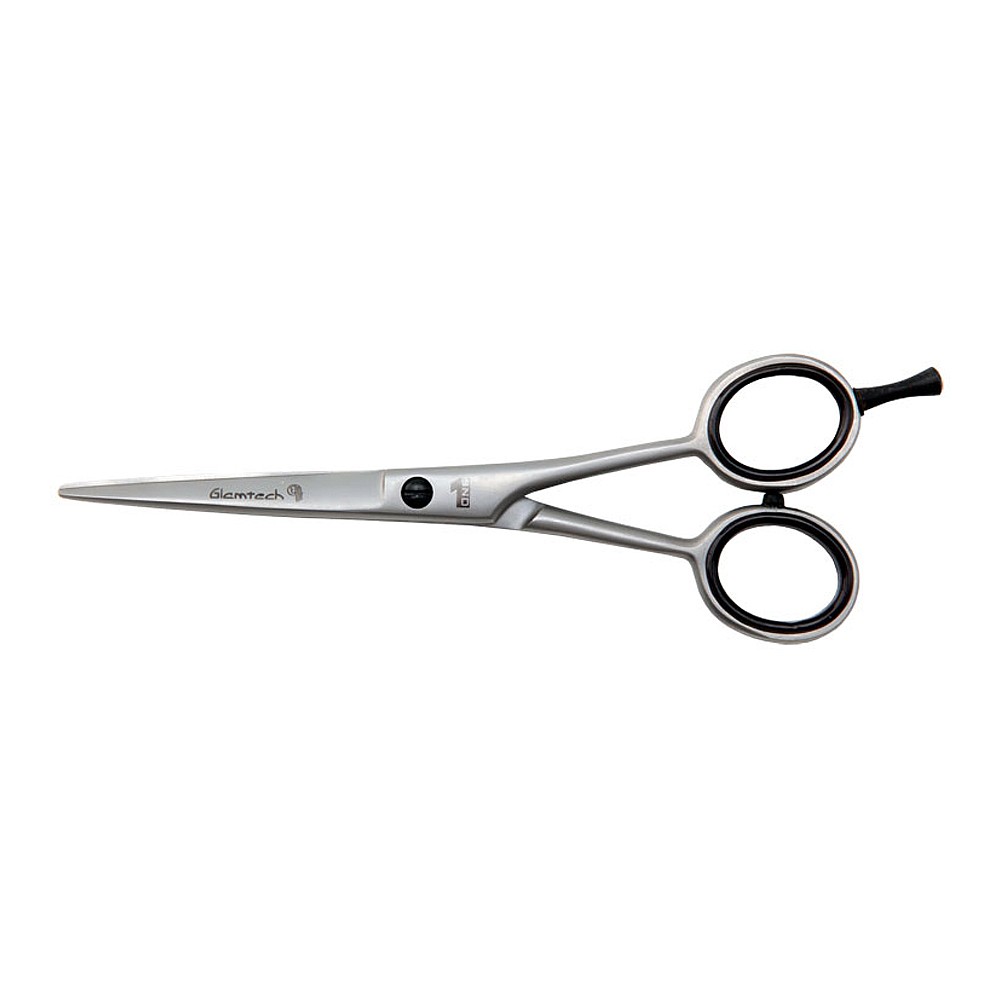 Image of Glamtech One Hairdressing Scissor - Ergonomic Sharp Edged Hairdressers Scissors - Ideal for hairdressing, cutting and styling (6 inch)