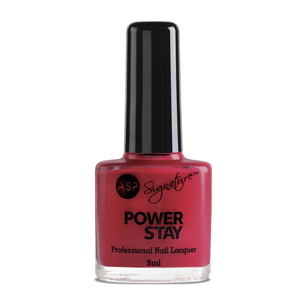 ASP Power Stay Professional Long-lasting & Durable Nail Lacquer - Loganberry 9ml