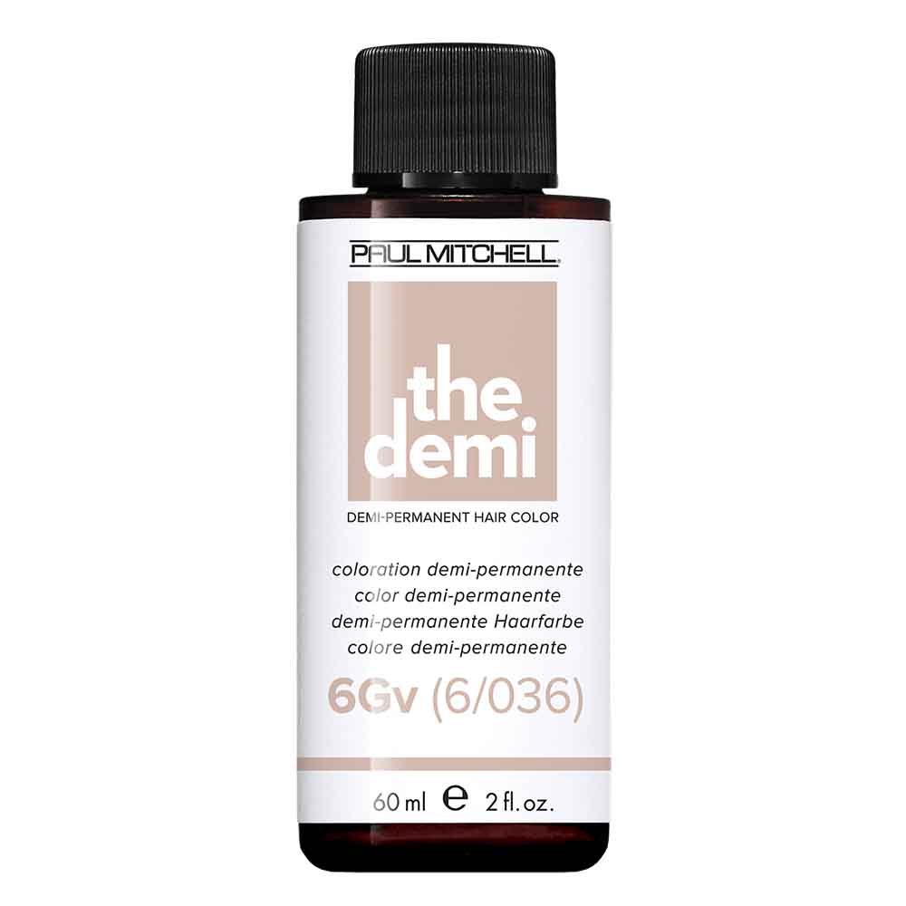 Paul Mitchell The Demi Demi Permanent Liquid Hair Colour - 6GV Gold Violet 60ml