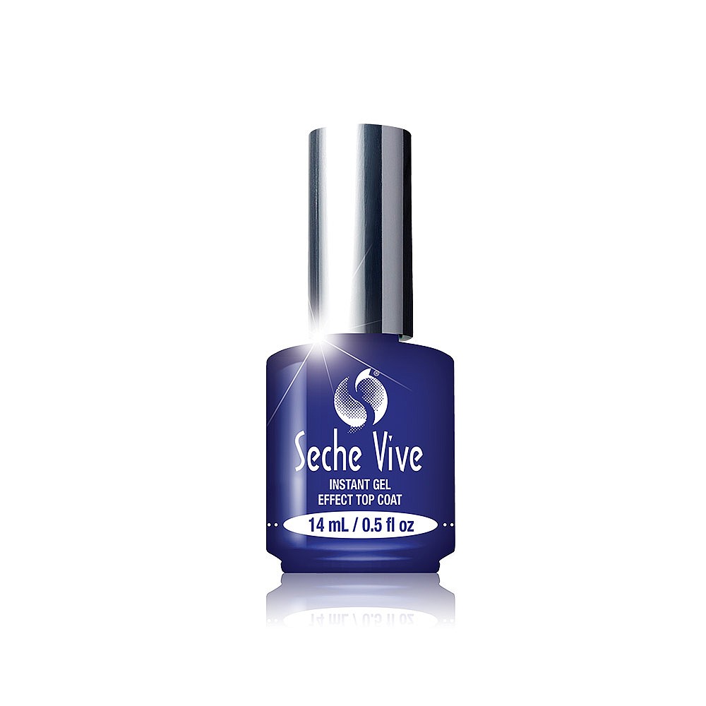 Seche Vite Vive Nail Treatment Instant Gel Effect Top Coat 14ml
